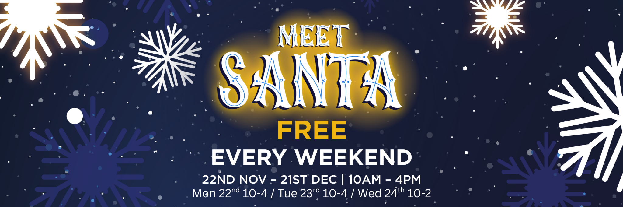 Mon 22nd 10 4 Tue 23rd 10 4 Wed 24th 10 2 Whats on